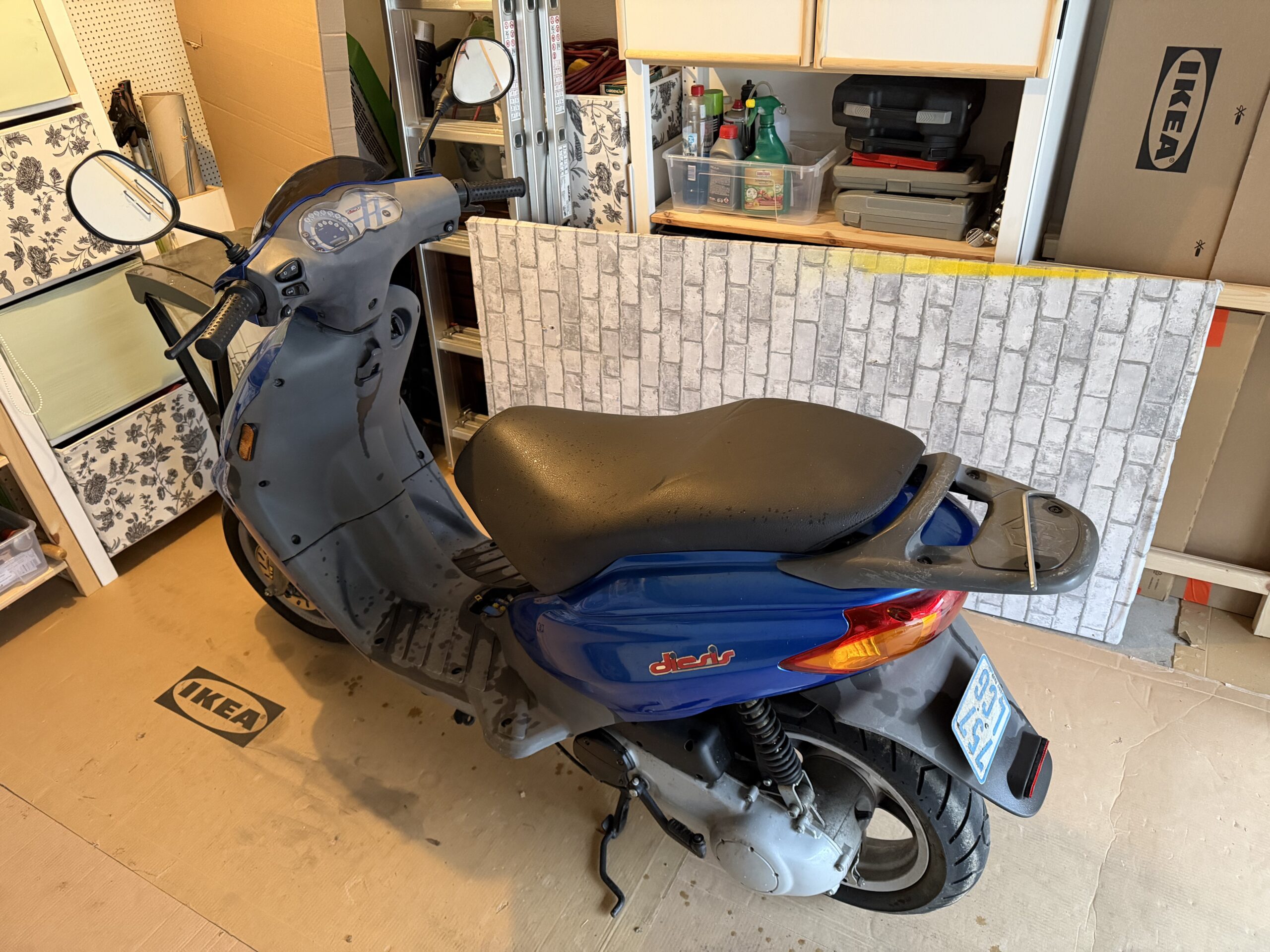 Vom Auto zur Roller-Alternative: Mein Piaggio Diesis 50 wird wiederbelebt 🛵